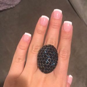 Blue Stone Ring (stretchy)